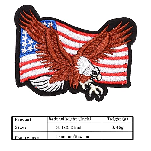 Anime Patch Cute Mouse Applique Embroidered Patches Appliques For Clothes, Backpacks Iron On Patches Diy (Us Flags) #TOP2