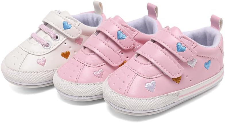 Clowora Baby Boys Girls Shoes Non-Slip Rubber Sole Sneakers Infant First Walking Toddler Crib Shoes Newborn Loafers Flats. - Image 7