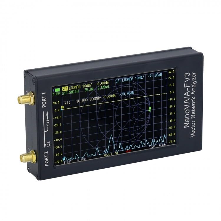 NanoVNA-F V3 1MHz-6GHz Vector Network Analyzer 4,3" IPS Tragbar