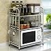 Produktbild Küchenregal ZCJB 3-Tier Edelstahl Microwelle Ofen Haus Regal Küche Regal Backofen Rack Storage Rack