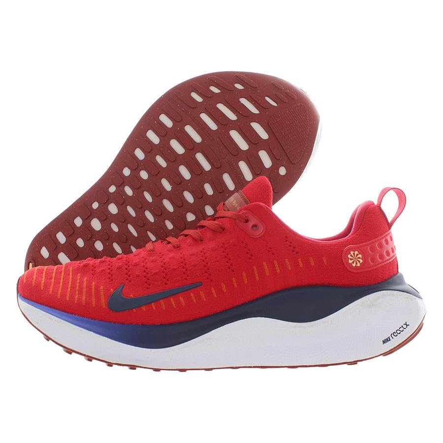 Image of Nike InfinityRN 4 Men's Road Running Shoes (Extra Wide) (FN0881-600, University Red /Campfire Orange) Size 12