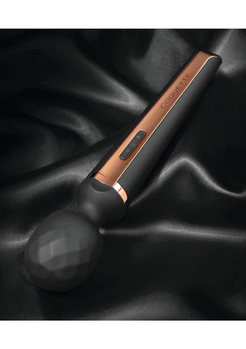 Amazon.com: Coquette The Princess Wand Rechargeable Silicone Massager -  Black/Gold : Health & Household