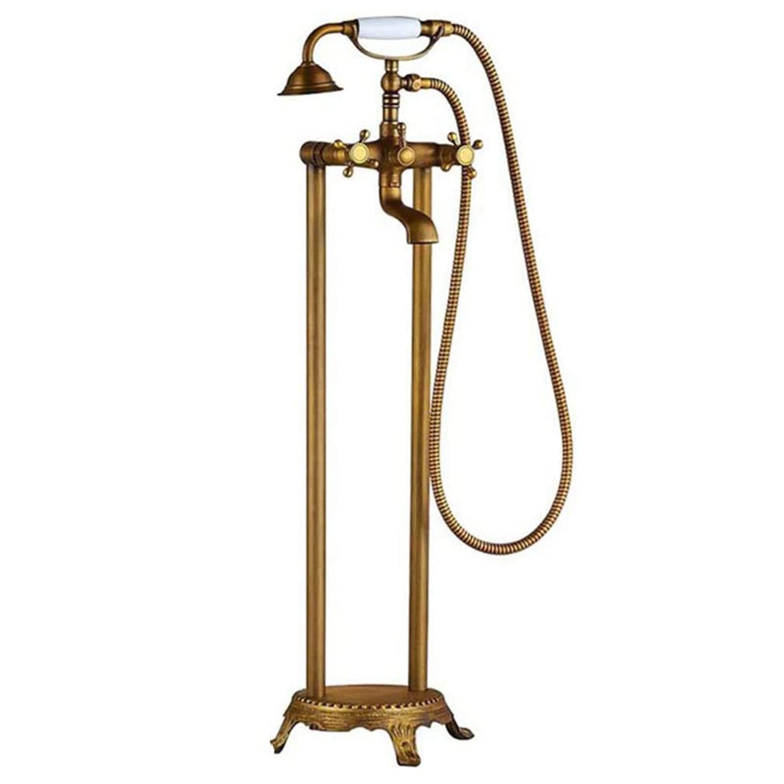 Robinet de baignoire sur pied pour remplacer une robinetterie murale impossible