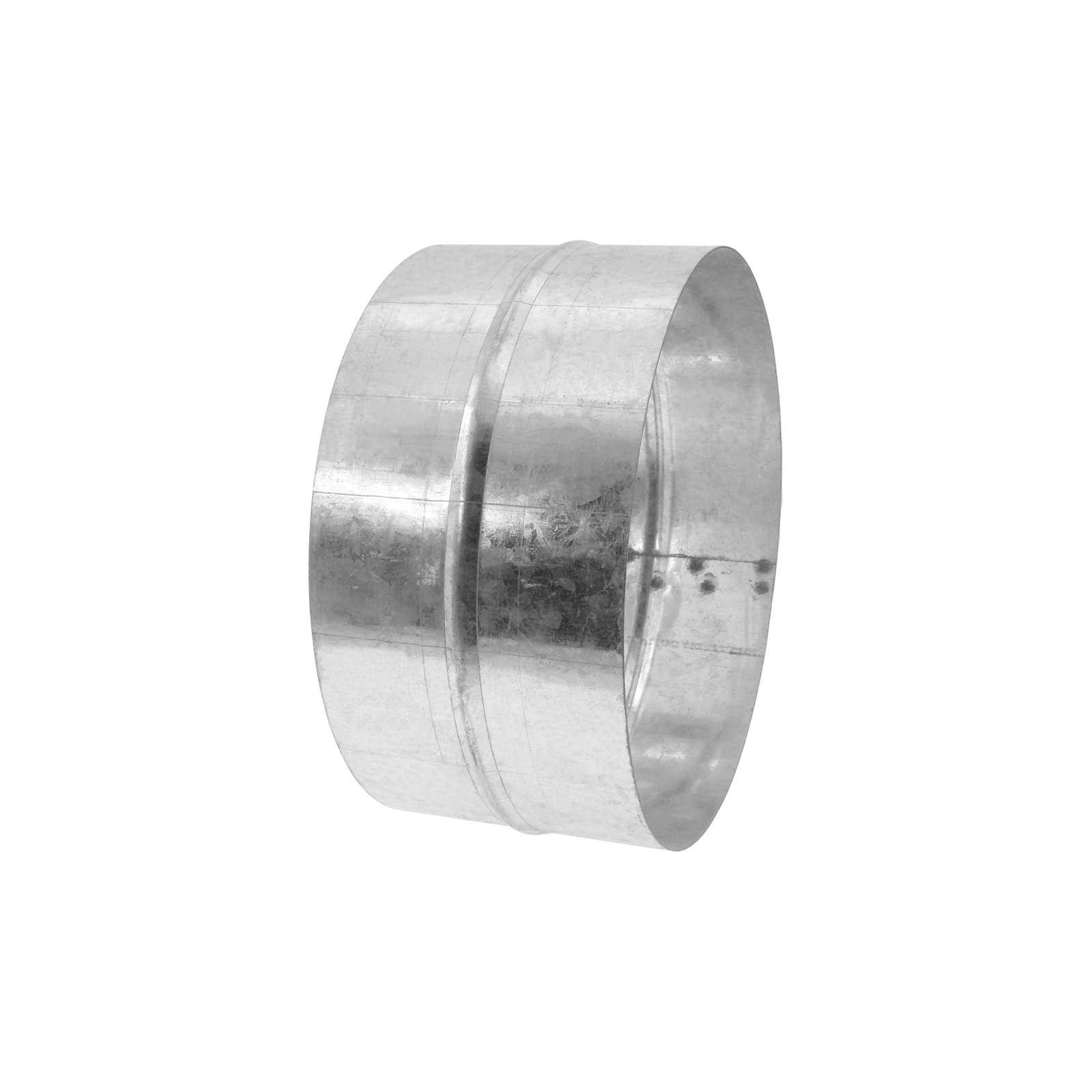 Photo 1 of 1 PCS Metal Vent Duct Connector,SAFYY Rigid Galvanized Dryer Vent Coupler Metal Dryer Pipe Coupling Durable Round Ventilation Duct Extension?Air Duct Connection (7")