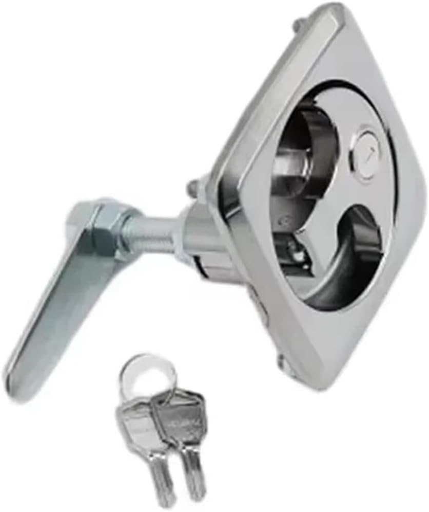 Zinc Alloy Handle Lock Distribution Box Flat Industrial Cabinet Switch 1Pcs