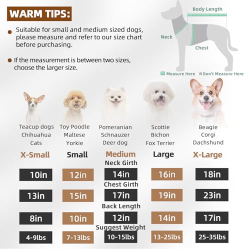 Image of Mihachi Dog Fleece Vest Sweater Zip Up Warm Pullover Step-in Dog Jacket with Dual D-Ring Leash, Winter Cold Weather Reflective Coat Clothes Hoodie for Small Medium Dogs Puppy Cat Boy Girl, Red XL