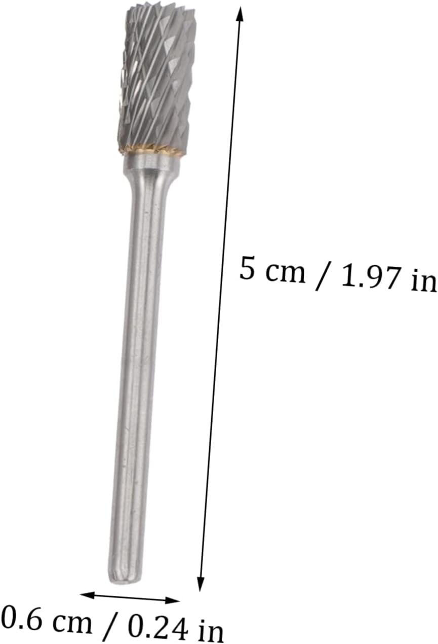 COOLHIYA 10 Pcs Tungsten Steel Rotary Files for Carving Polishing and Grinding Durable Craft Tools for DIY Projects Precision Mold Cavity Processing Easy to Use
