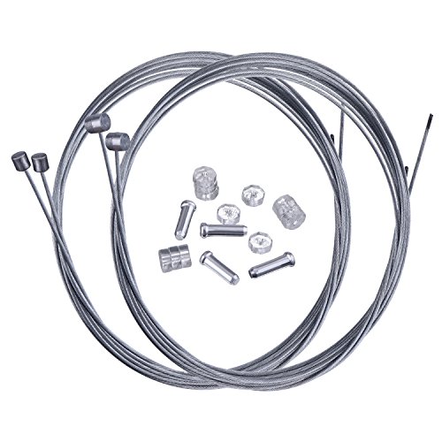 Hotop Mountain Bike Brake Cable Gear Cable Wire and Cable End Crimps