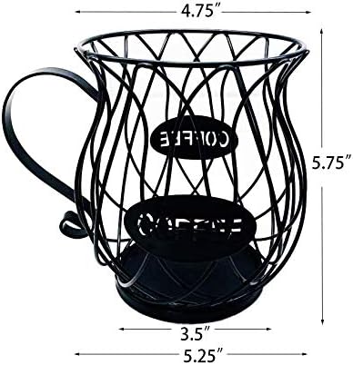 Miniatura 4 de KiaoTime Cesto de almacenamiento para cápsulas de café, organizador de cápsulas de café expreso, organizador de cocina, soportes de almacenamiento