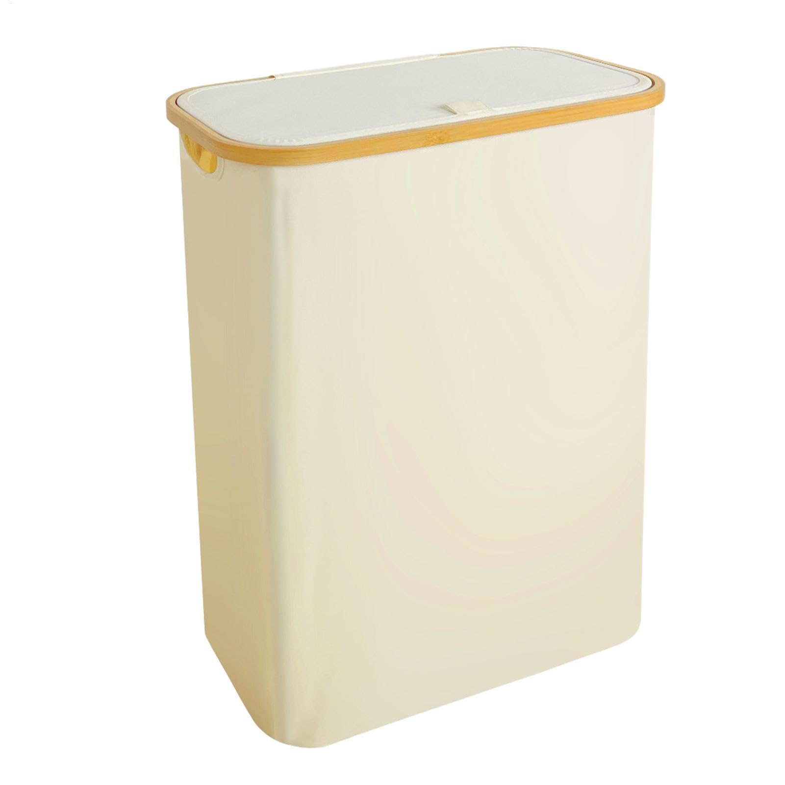Panier à linge pliable avec couvercle pour le linge de maison