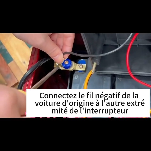 Interrupteur De Batterie Moto étanche 12V/24V – Avec Câble Isolé 30 Cm – Pour Couper L’alimentation, Sécurité Et Stockage