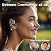 ZIHNIC Open-Ear earhooks, All-Day Comfort, 28H Battery with prolonged Wearing, IPX5 Waterproof, Compatible with Different Bluetooth Devices-Black