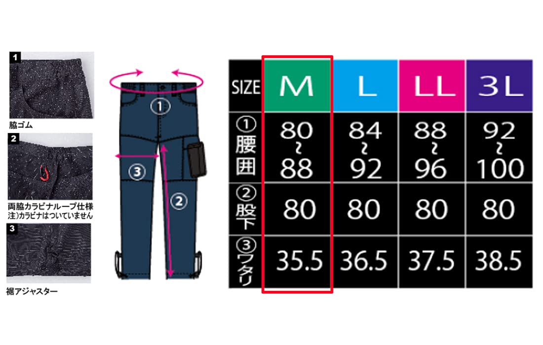 Amazon.co.jp: 山真製鋸(YAMASHIN) 神風カーゴパンツ ケーブル
