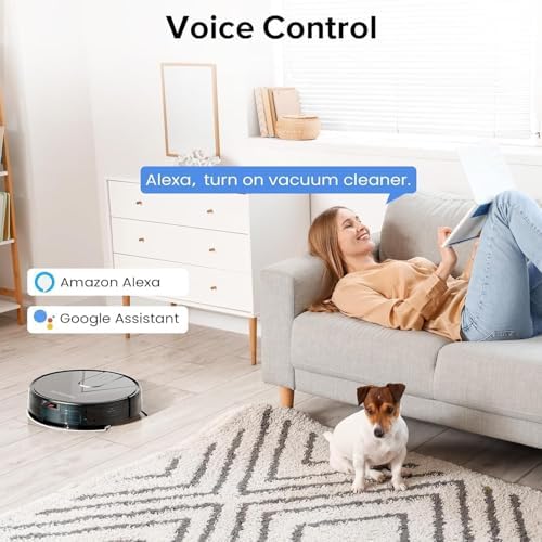 ROPVACNIC Robot Vacuum and Mop Combo 5200Pa Suction Robotic Cleaner — view 5