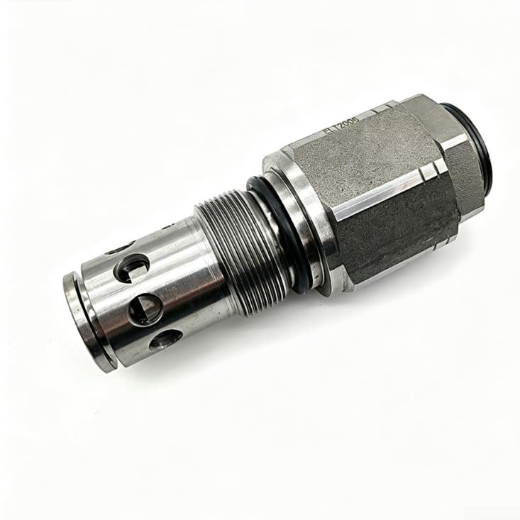 Schwenk-Entlastungsventil 18x8x9cm für Hyundai Bagger Aluminium Schwenk-Ventil für schwere Baggergeräte Hydraulisches Drehbegrenzungsventil für Baumaschinen Präzises Druckregelventil 18cm für