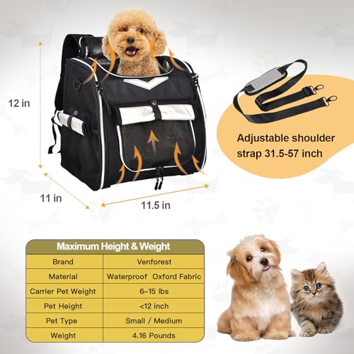VENFOREST cesta de bicicleta para cachorro mochila dobrável porta-bicicleta para cachorro grande ces