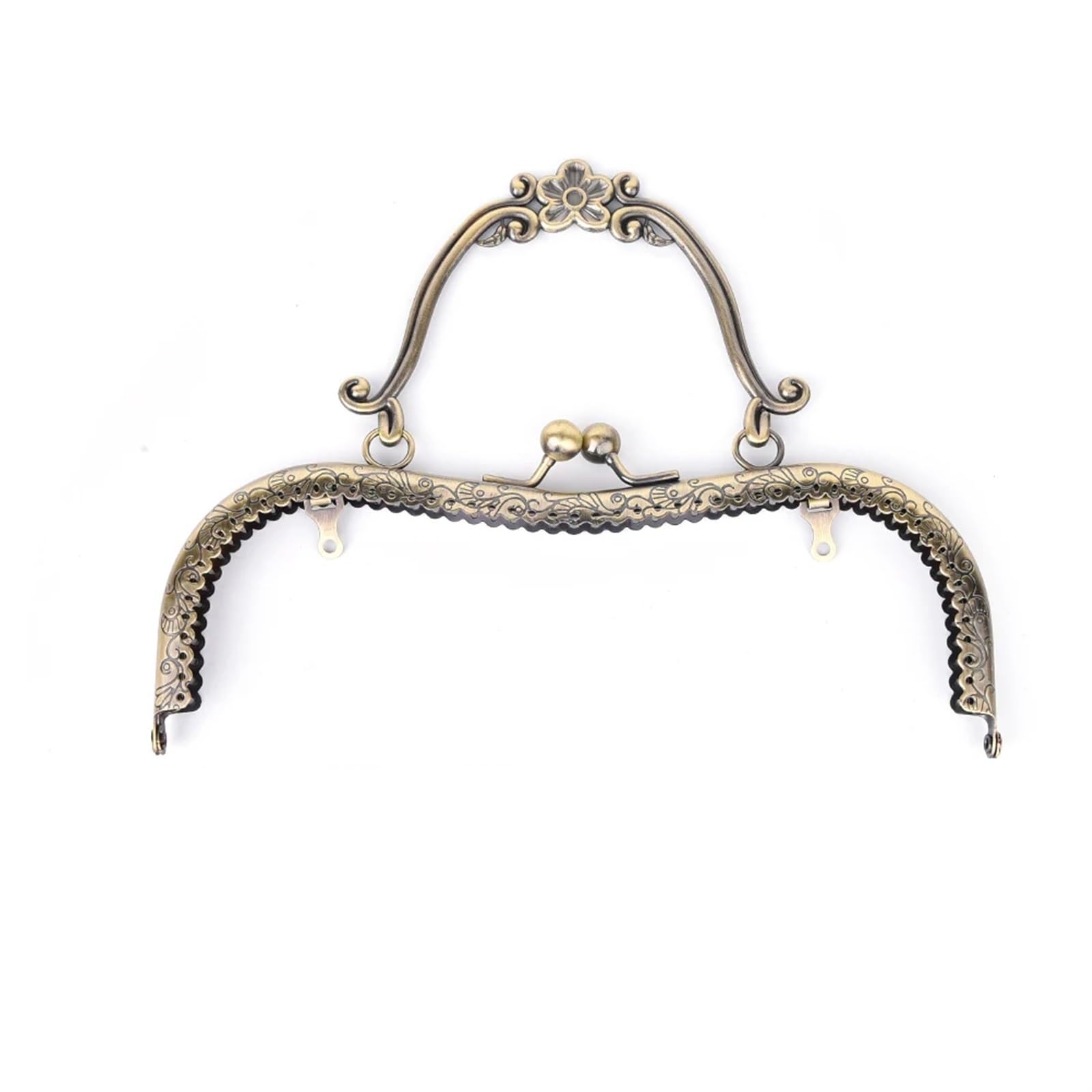 Amazon.com: DUAYENDUS Metal Purse Frame,Retro Arch Kiss Lock Clasp