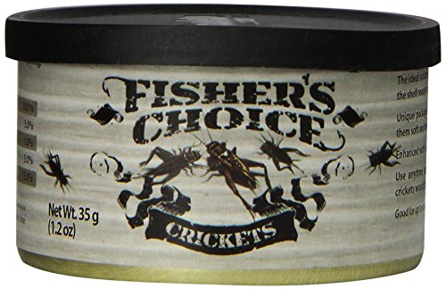 Timbuktu Outdoors Fishers Choice: Crickets 35g/ 1.2 oz, Brown