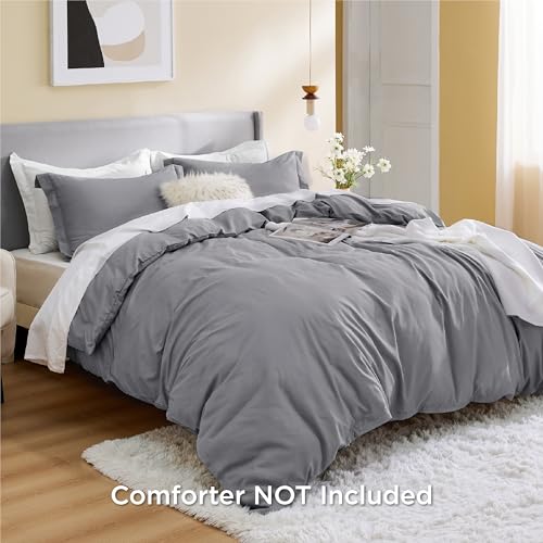 image for Bedsure Duvet Cover King Size - Soft Double Brushed Bedding Set for Ki