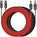 Produktbild ZLPBAO Solarkabel Verlängerungskabel 5m, Solarkabel 6mm², Solarkabel Verlängerung, Photovoltaik Verlängerungskabel IP67 Wasserdichter Stecker 10AWG (Rot/Schwarz)