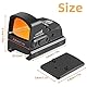 ACEXIER Rotpunkt-Zielfernrohr 3-4MOA Kollimator Reflexvisier Pistole Handfeuerwaffe Visier IPX6 Wasserdicht Passform 21mm Picatinny 17 19 9mm AR15 M4 AK