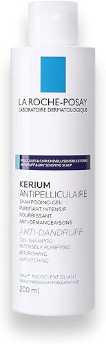 La Roche-Posay Shampoo Anti-Caspa para Cuero Cabelludo Sensible La Roche Posay Kerium Caspa Grasa 200ml