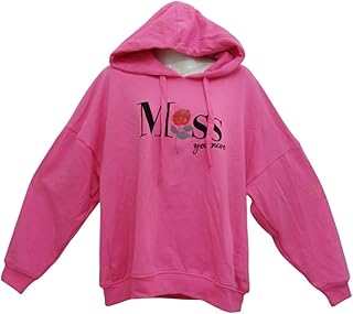 سويت شيرت اوفر سايز بغطاء راس مقاس لارج كبير