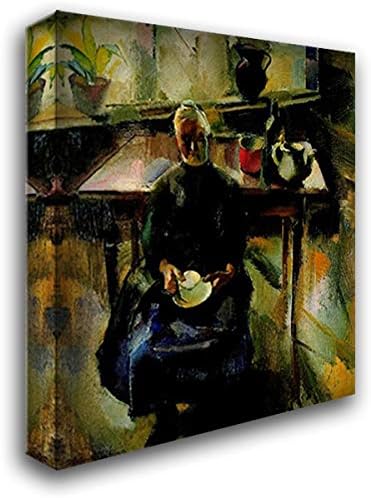 Kitchen (in The Kitchen, Room Interior) 20x22 Gallery Wrapped Stretched Canvas Art by Vilmos Aba Novak