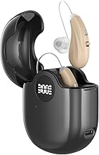 Fastwell F110 Digital RIC Hearing Aids for Seniors – 2 Units for Both Ears, Clear Sound, Smart Noise Reduction, 80H Backup, Comfortable Wear – Beige (Pair)| Warranty (F110)