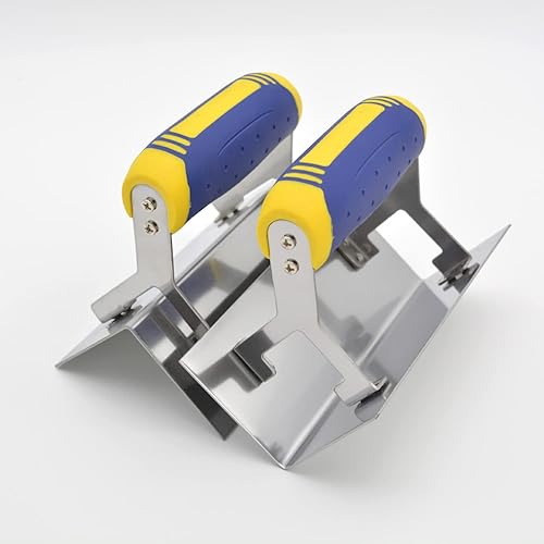 Miniatura 7 de Herramienta de esquina para paneles de yeso, cortador de hormigón, paleta de esquina interior de 6 x 2.5 pulgadas, herramienta profesional de acero