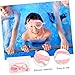 Yardwe Swim Goggles Earplugs for Kids Kids Goggles Quick-Adjust Strap Comfortable Swim Eyewear