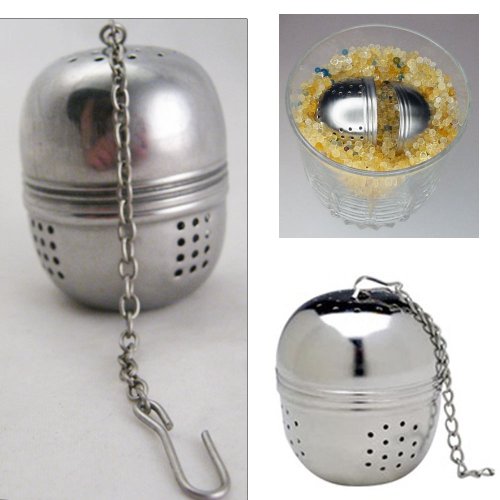 Stainless Steel Ball Tea Infuser Mesh Filter Strainer Loose Leaf Spice Reusable