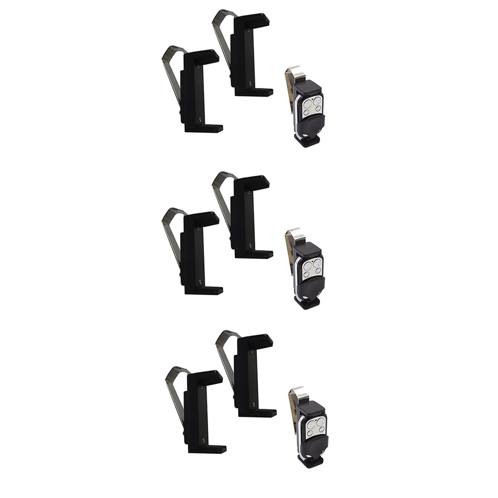 Jnchdghwa Garage Door Opener Clip, Car Garage Remote Visor Clip Holder for, for Remote Controls 6Pcs
