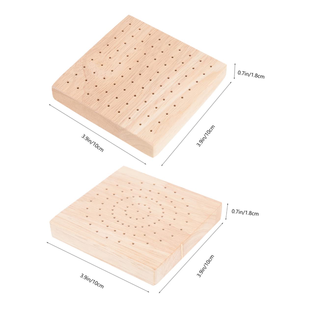 Cabilock 2Pcs Wooden Cake Pop Display Stand Lollipop Holder Base for Home Party Accessory for Cake Pops Candied Suckers Versatile Stand for Events