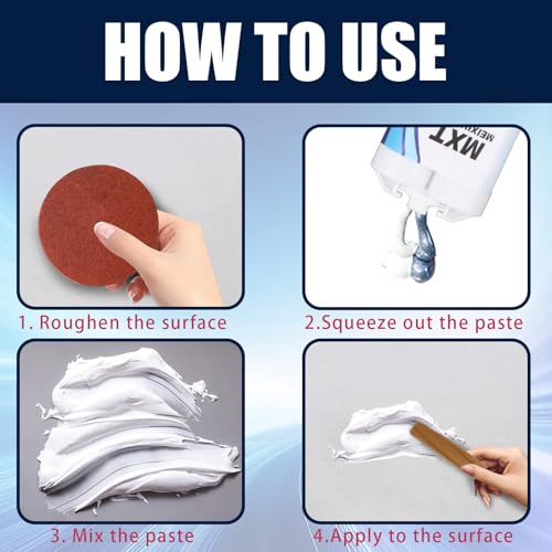 Metallkleber - 130ml 2 Komponenten Kleber Epoxidharz für Metall, Flüssigmetall Kleber zum Schweißen & Reparieren, Hochfester Klebstoff für Kunststoff, Holz, Keramik