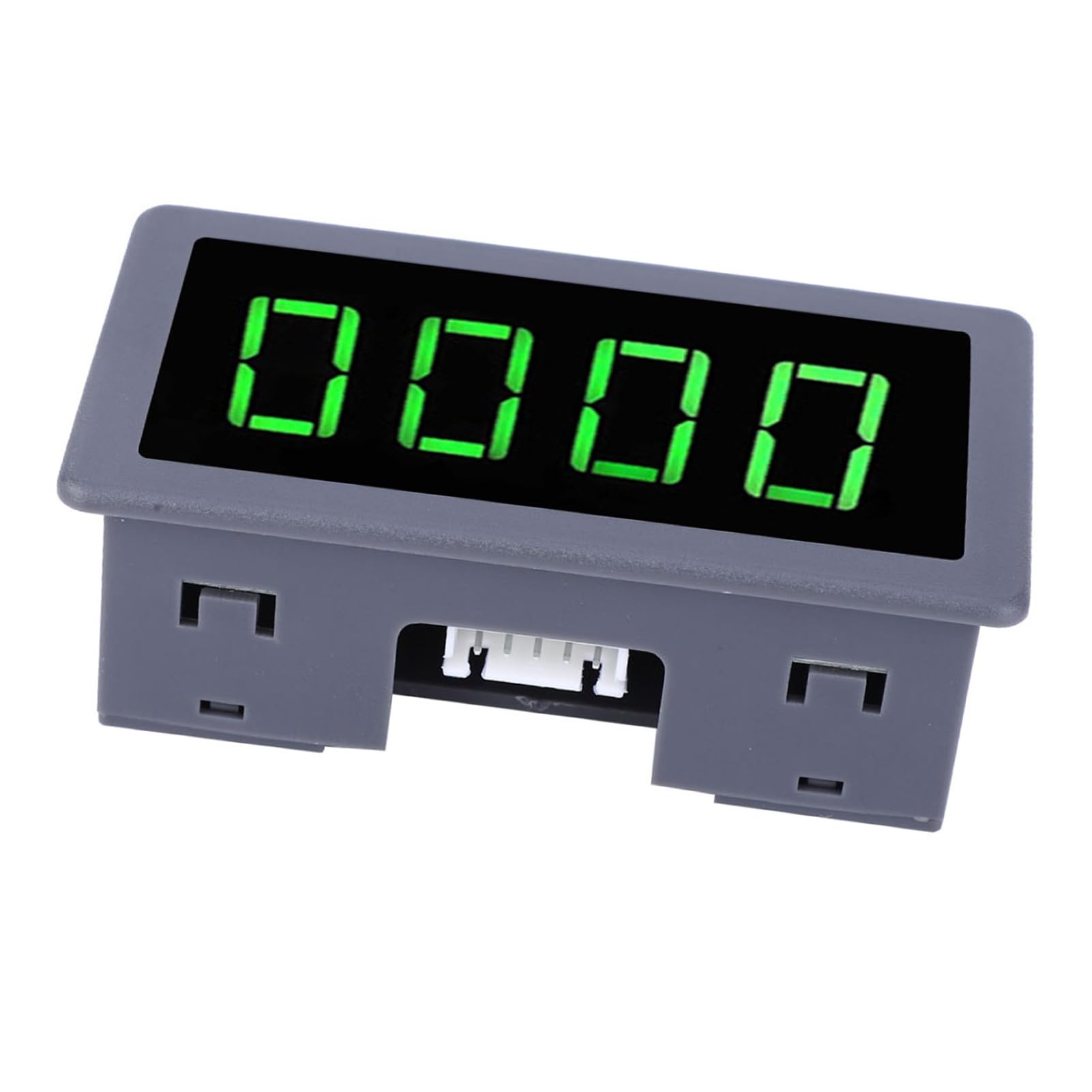 Contagiri Motore Digitale LED Verde 4 Cifre 10-9999 RPM Sensore Hall Magnete Rotondo Display 0,56 Pollici 8-24V Dimensioni 79x26x43mm
