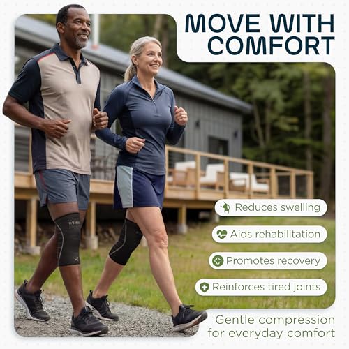 Image of Rymora Knee Supports for Men and Women - Choice of Single or Pair