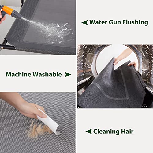RRPETHOME-Large-Elevated-Cooling-Dog-BedRaised-Dog-Cots-Beds-for-Large-DogsOutdoor-Dog-Bed-for-Large-DogsChew-Proof-Portable-Cooling-Pet-Cot-Skid-Resistant-FeetFrame-with-Breathable-Mesh