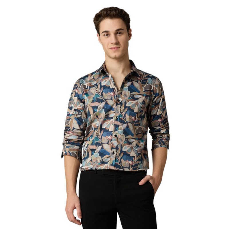 mark & albert Men's Slim Fit Cotton Formal Shirt-picture-34