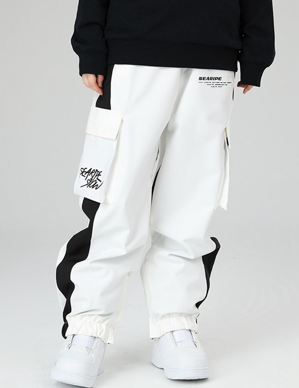 HOUZONIY Pantaloni Sci da Donna, Pantaloni Sci Uomo Invernali Impermeabili Pantaloni Snowboard Neve Uomo, per attività all'aperto, Campeggio, Escursionismo, Sci