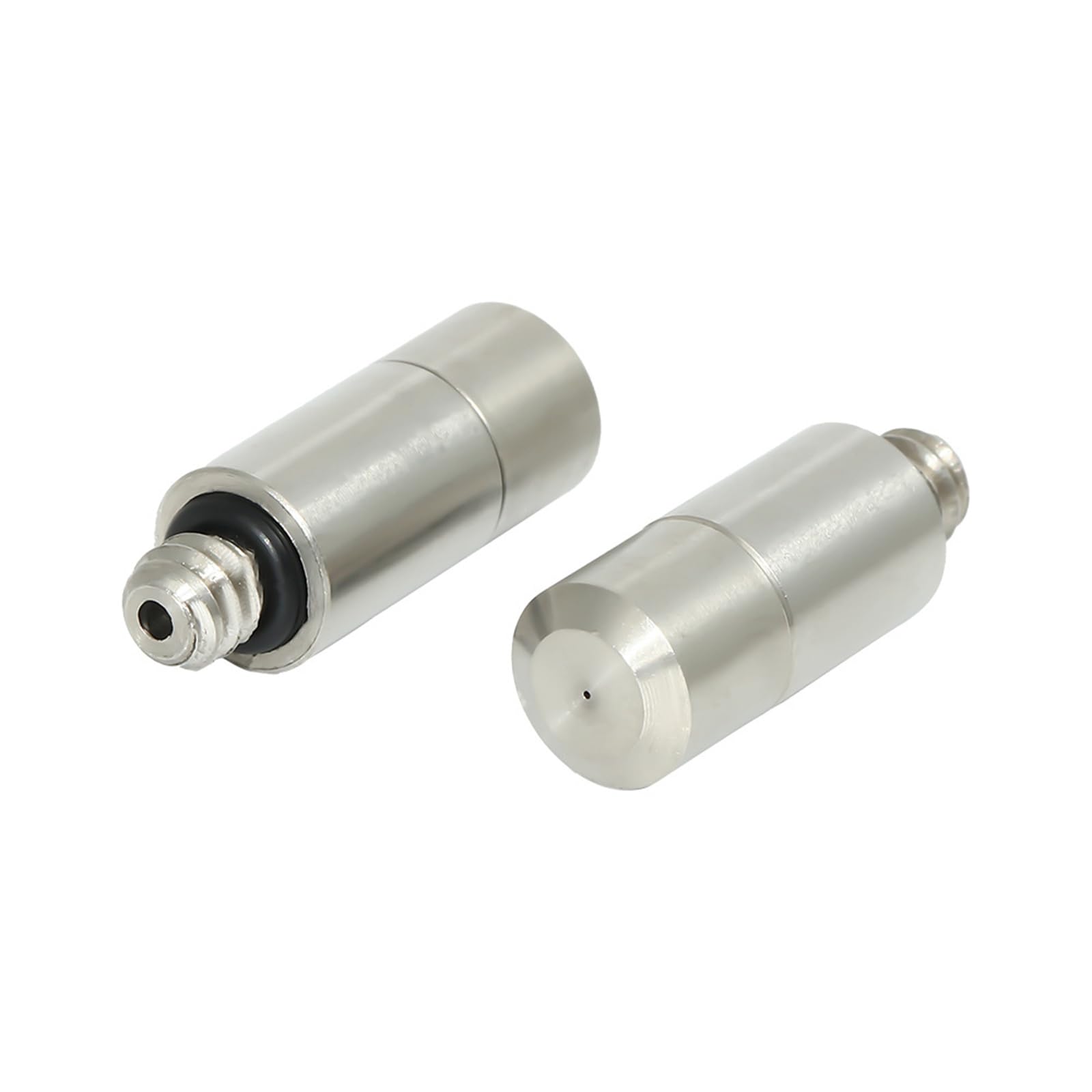 MUZIT Testine for ugelli nebulizzatori, Confezione da 100 ugelli antigoccia ad Alta Pressione for Raffreddamento, Testina di nebulizzazione in Acciaio Inox, spruzzatori d'Acqua Lavabili(0.2mm)