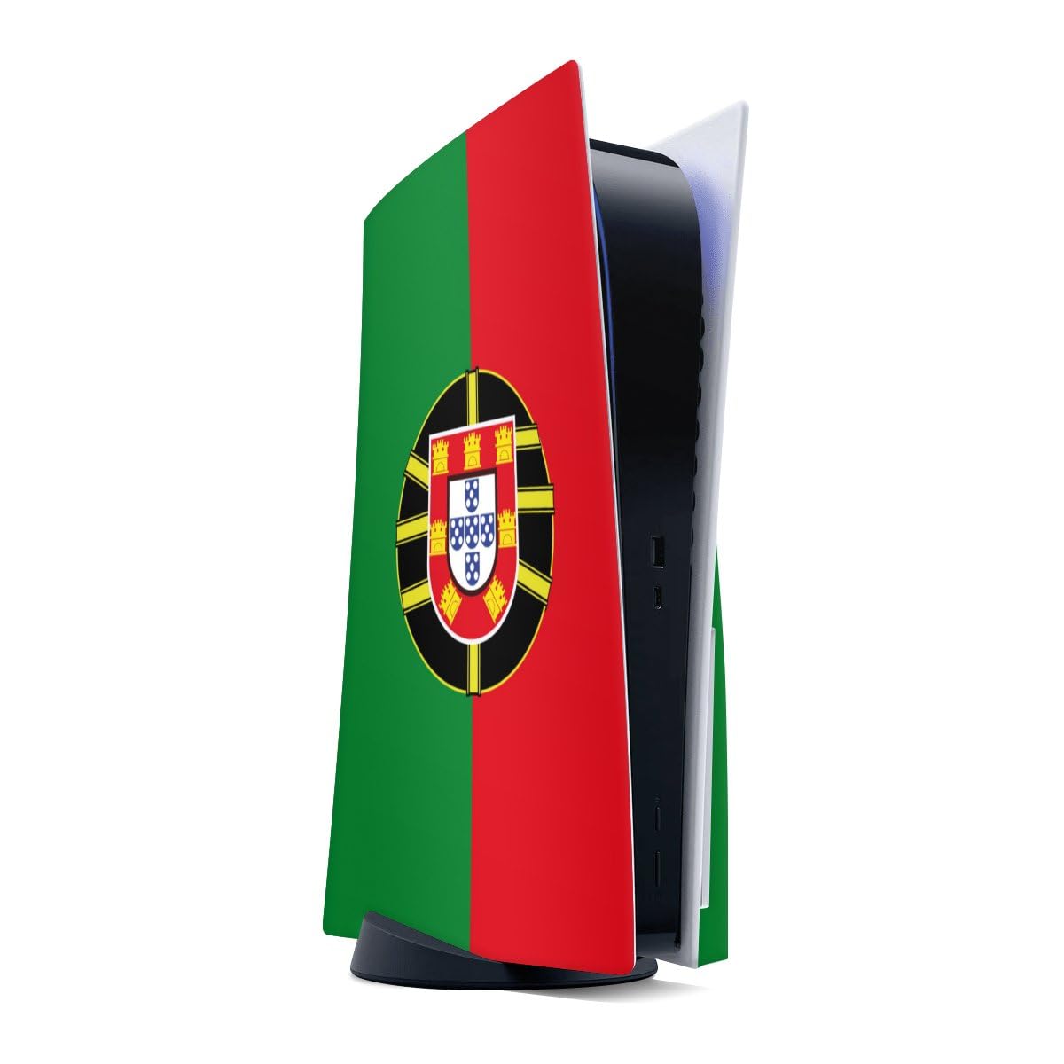 DeinDesign Autocollant Compatible avec Sony PlayStation 5 Disc Edition Sticker Film Autocollant Drapeau Portugal Drapeaux