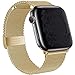 Produktbild Tervoka Ersatzarmband kompatibel mit Apple Watch Armband 40mm 38mm, Metal Edelstahl Armband mit Magnet kompatibel mit iWatch Series 6/SE/5/4/3/2/1, Gold