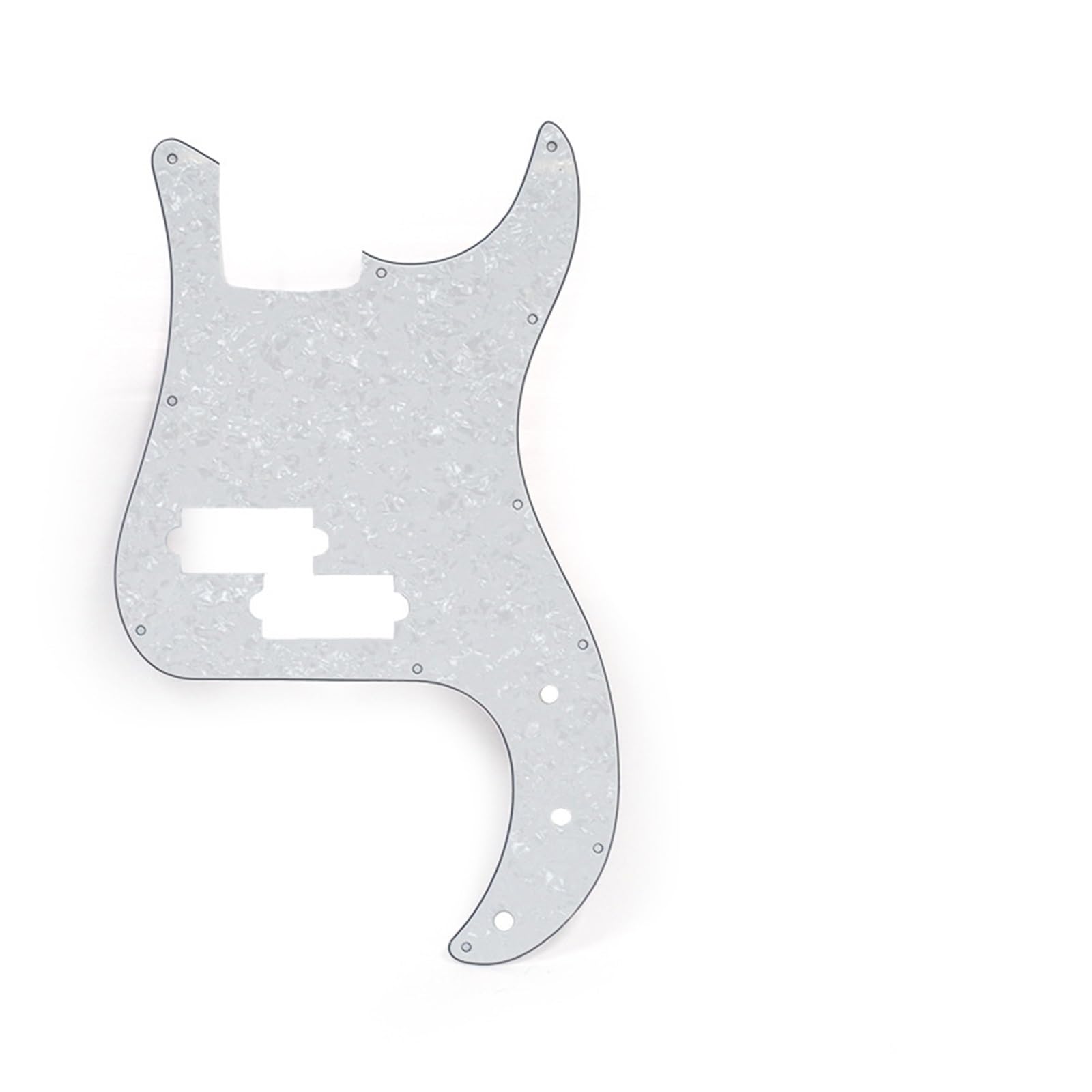 maskownica do gitary PB Electric Bass Pickguard Bass Front Cover PVC Trójwarstwowy panel Pickup Panel Red Pearl Akcesoria do gitary basowej(Style 3)