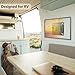 Nuyoah Monitor Wall Mount for 14”-27” TVs LED LCD Flat Screen, Small TV Mount for Computer Monitors, RV TV Mount Camper Fixed Low Profile with 100x100mm VESA Mount, Hold up 33lbs