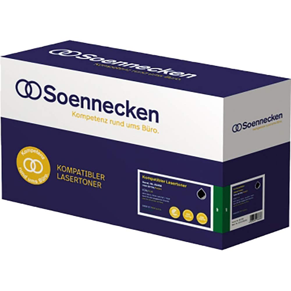Soennecken Toner 81058 rozm. 1207 jak HP Q7553X czarny — toner do drukarki laserowej tonery kasety z tonerem wkłady z tonerem akcesoria do drukarek toner do drukarki toner do kopiowania toner laserowy
