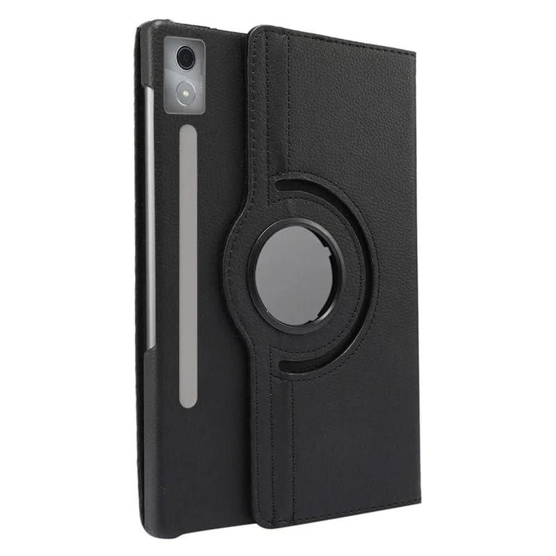 Image of ColorCase 360 Degree Rotater Flip Cover Case for Lenovo Idea Tab Plus (12.1 Inch) - (Black)