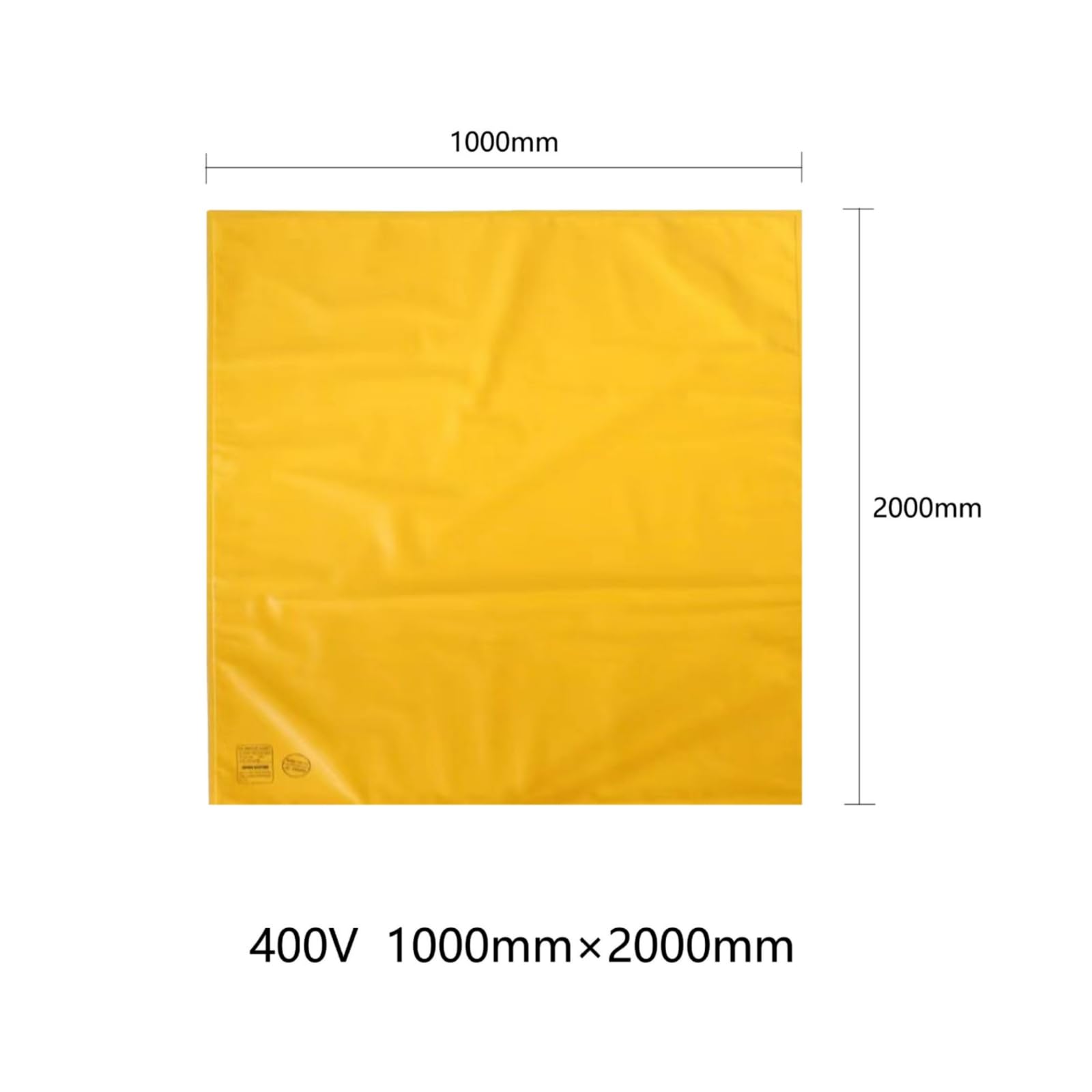 Tappeto Isolante Dielettrico Rettangolare Coperta di Resina Alta Potenza Tappetino per Manutentori, 1000mm X 2000mm