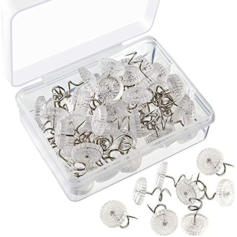 KUUQA Upholstery Twist Pins for Bed Skirts and Slipcovers Cover