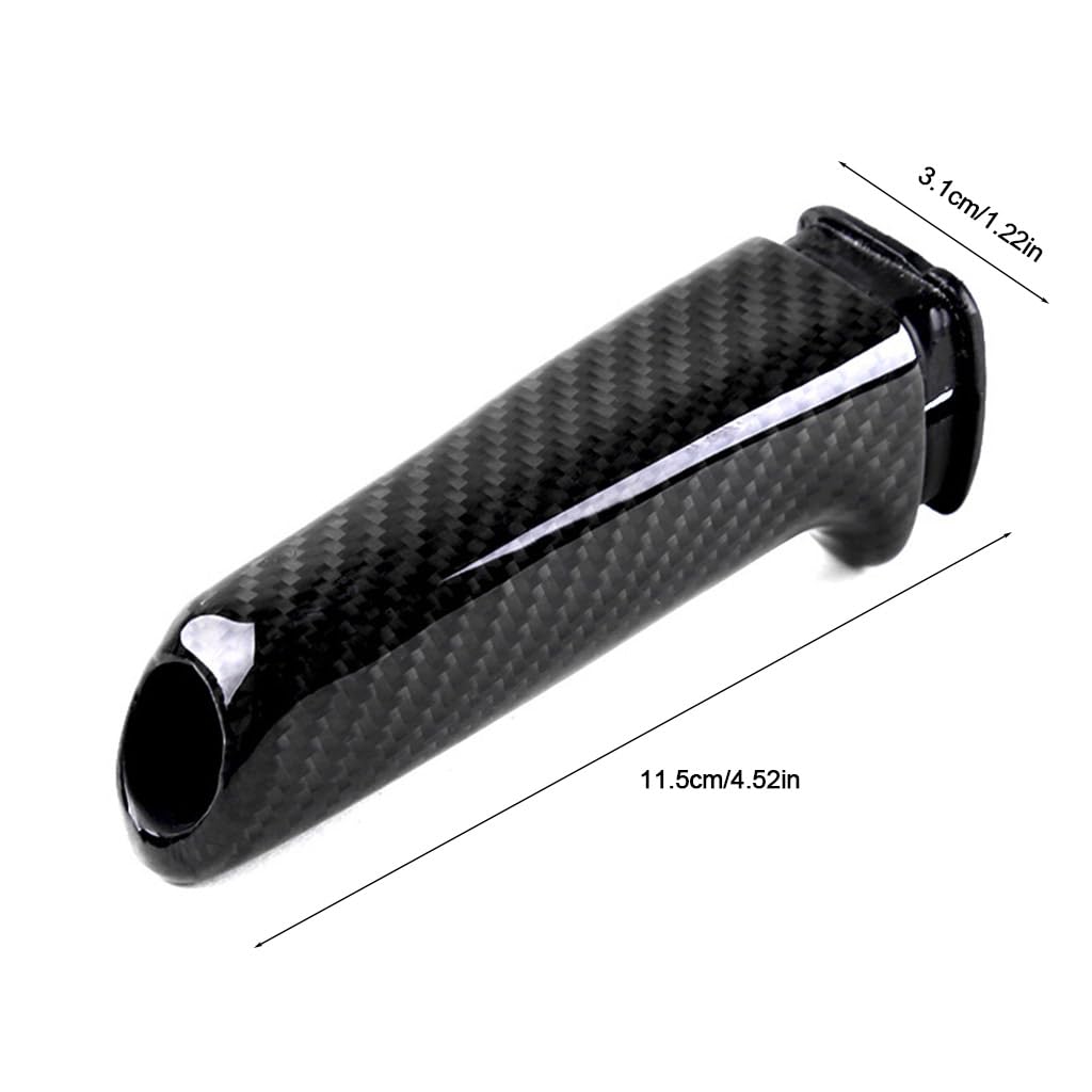 Per E90 E92 F30 In Fibra di Carbonio Auto Freno A Mano Manopole Copertura Fancy Interior Accessorio In Fibra di Carbonio Parcheggio Maniglia Copertura Interni Auto Decorazione Accessorio